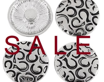 Snap fastener, button, snap button, metal, silver