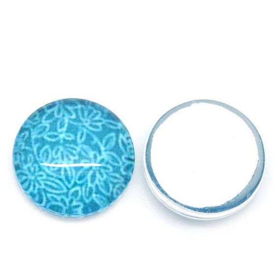 BUYGOO 100pz Cabochon Cupola Vetro Trasparente Con Schienale Piatto 25mm, Rotondo Ciottoli Decorativi Pietre per Foto Gioielli Ciondolo Artigianali