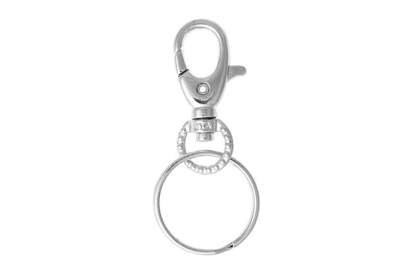 5 / 20 key rings, key rings with carabiner image 2