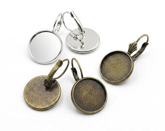 20 earrings, ear clips, ear hooks, selection