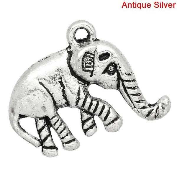 Silber anhänger elefant