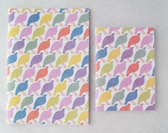 Bird pattern notebook