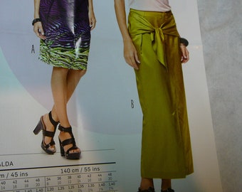 Burda Cut 7197, Rock, Jupe, Skirt, Falda, Cut Pattern, Pattern, K66