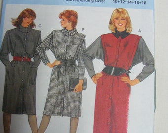 Burda 7146 Schnittmuster Kleid, Mehrgrößenschnitt 36-44, moresize 10-18, (E67)