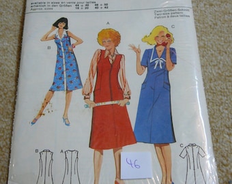 burda Cut 75361 Dress true vintage Machines, sewing, dress, sewing, original, pattern, dress, 46 fashion fashion