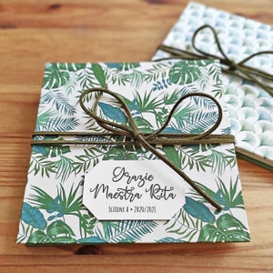 Album vintage scrapbooking ad organetto quadrato, 16, 32 o 48 pagine, rilegato a mano, laccio in cuoio, cover varie, titolo personalizzabile