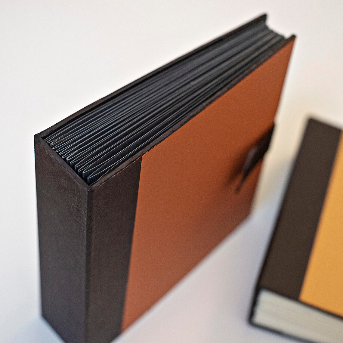 Accordion style photo album handcrafted in Italy 34 pages Etsy