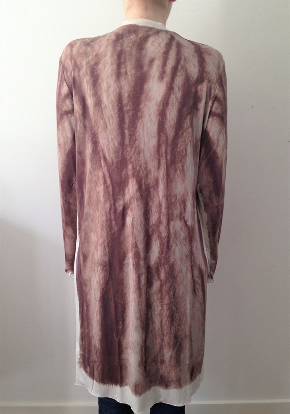 Maison Martin Margiela Silk Kimono Wrap Dress // … - image 3