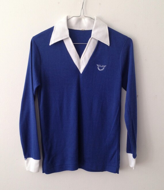 lovely 70s sport shirt // Vintage two tone sport … - image 10