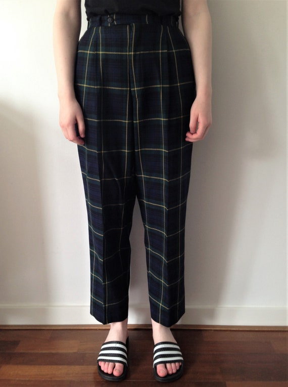 Vintage 80s tapered pants // Vintage high waist ta