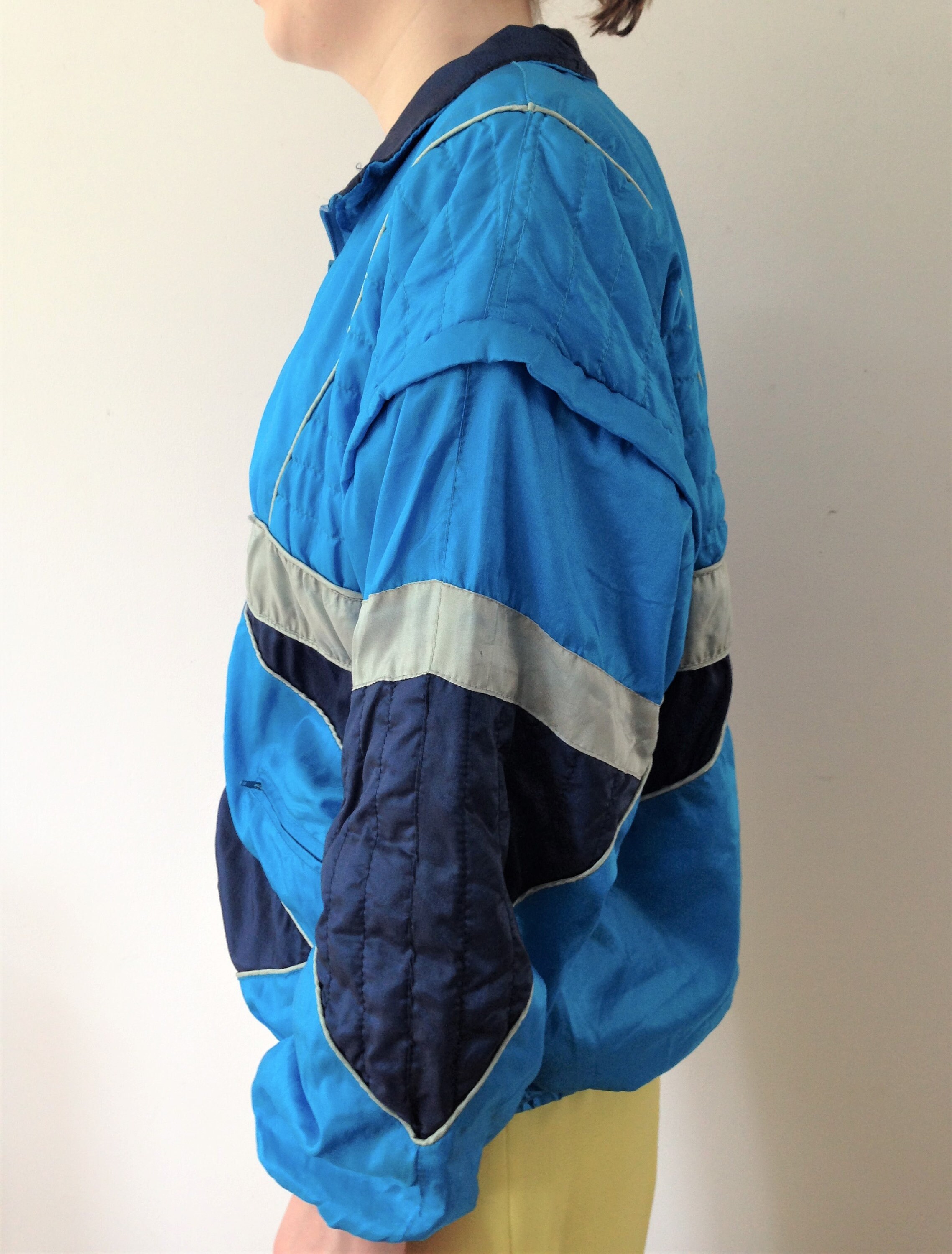 Vintage Sport Jacket // Unisex Sport Jacket With Removable
