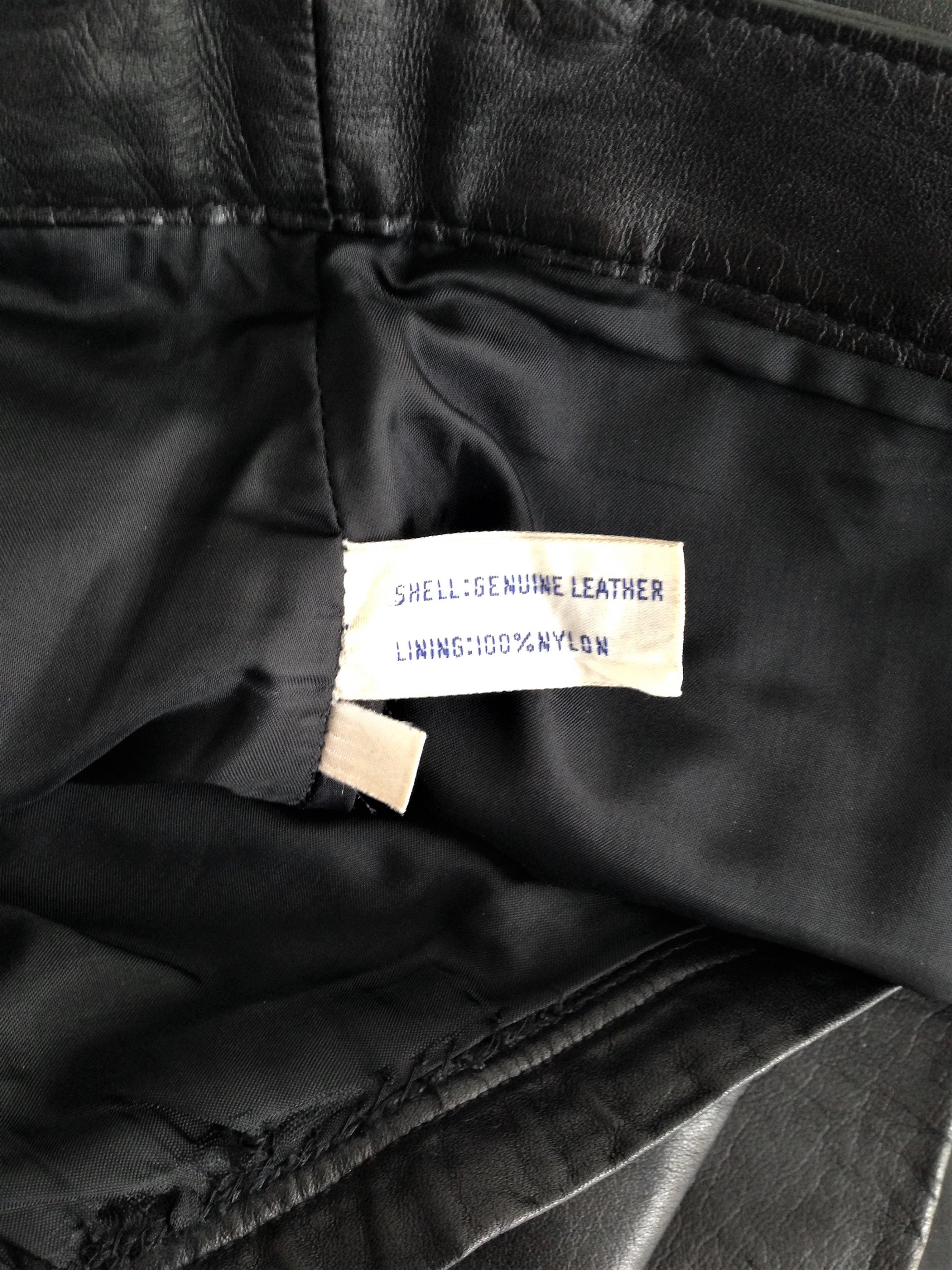 Womens Leather Pants Wilsons Leather Black SOFT Lambskin 6