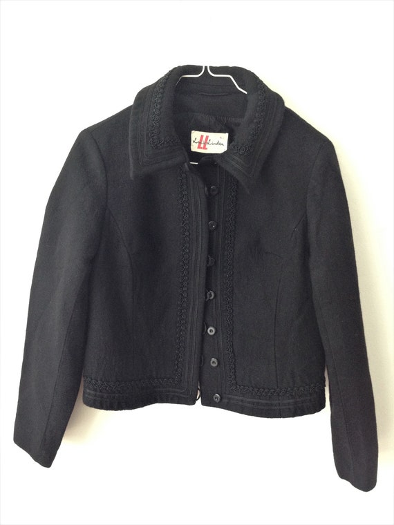 Beautiful Vintage Lucie Linden WOOL 50s jacket //