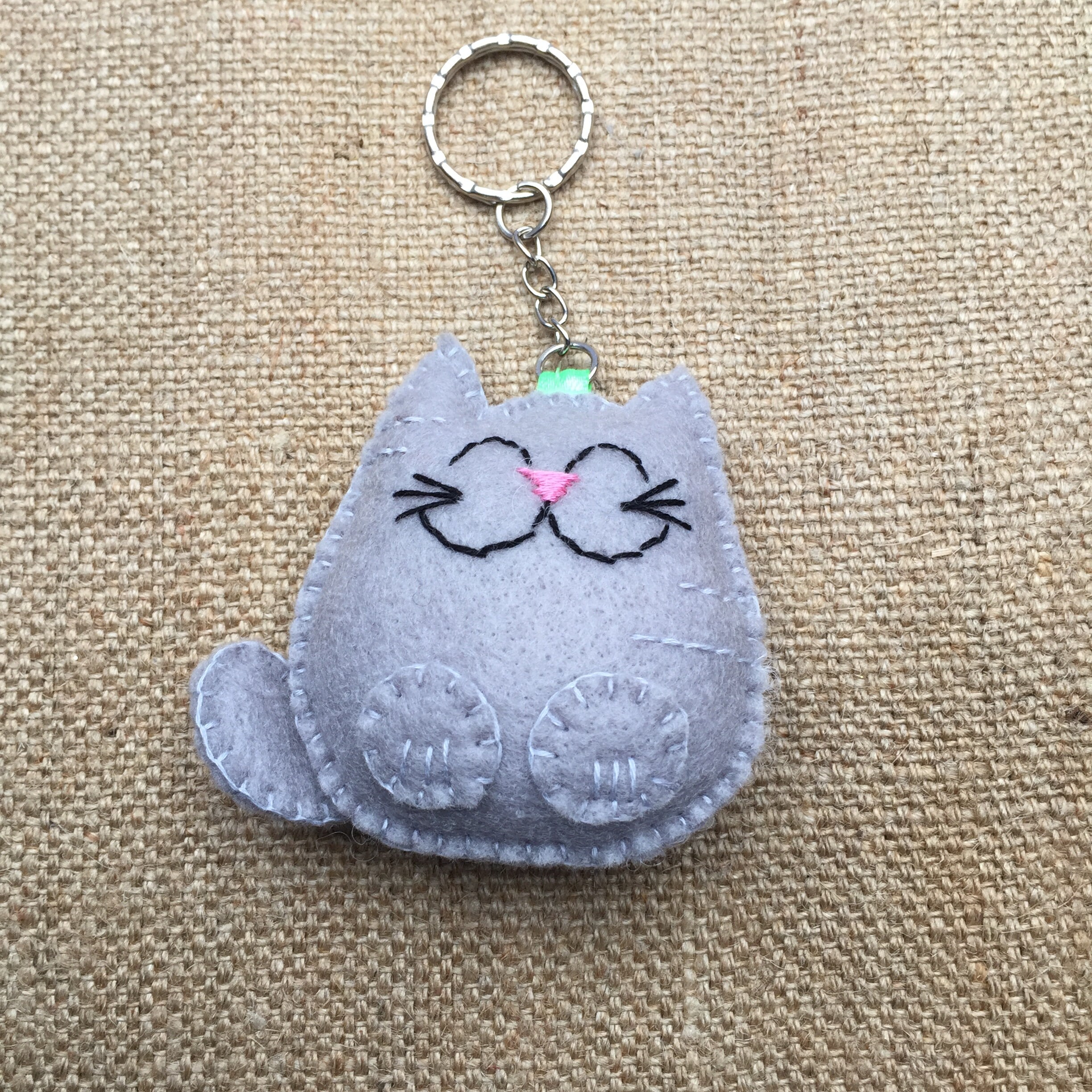 【FAD】 CAT KEY RING (SKY BLUE) FAD] (4차 재입고) CAT KEY RING (SKY BLUE) :: 신개념 편의점