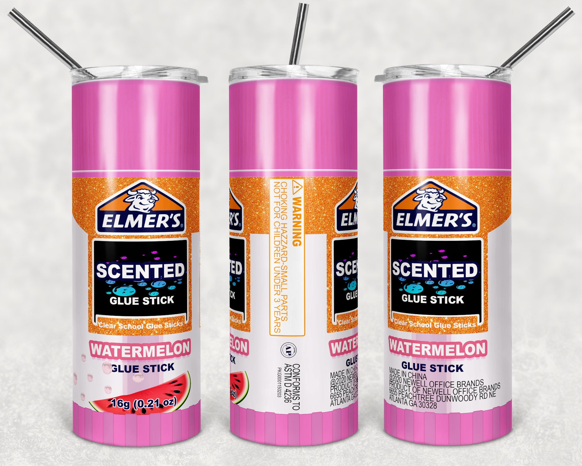 Watermelon scented glue stick sublimation file for 20 oz Etsy