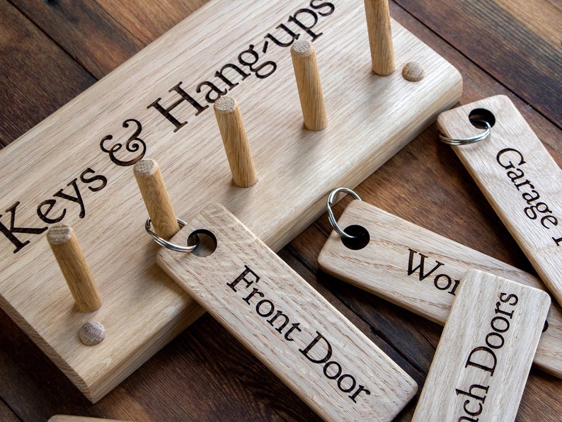 Key Holder for Wall Wooden Key Organizer Farmhouse Decor New Etsy UK