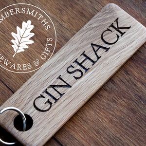 Extra Large Keyring for Gin Shack