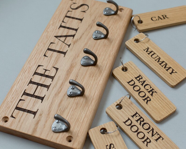 Key Rack Holder For Wall Wooden Hanger - Personalised Key Holder For Wall Uk Key Rack Holder For Wall Wooden Hanger - Personalised Key Holder For Wall Uk