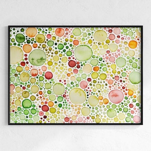 Modern Bedroom Wall Decor, Art Poster Lemna Landscape