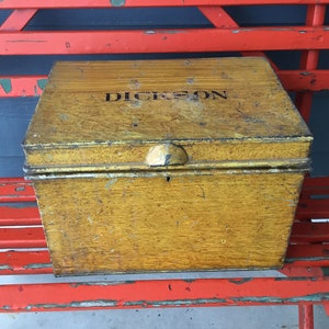Antique Metal Box With Handles - Etsy