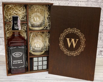 Wooden Whiskey Box - Etsy