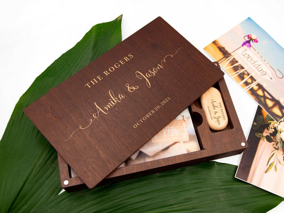 Wedding Gift Ideas Gift for Couple Wedding Photo Box Wood Etsy