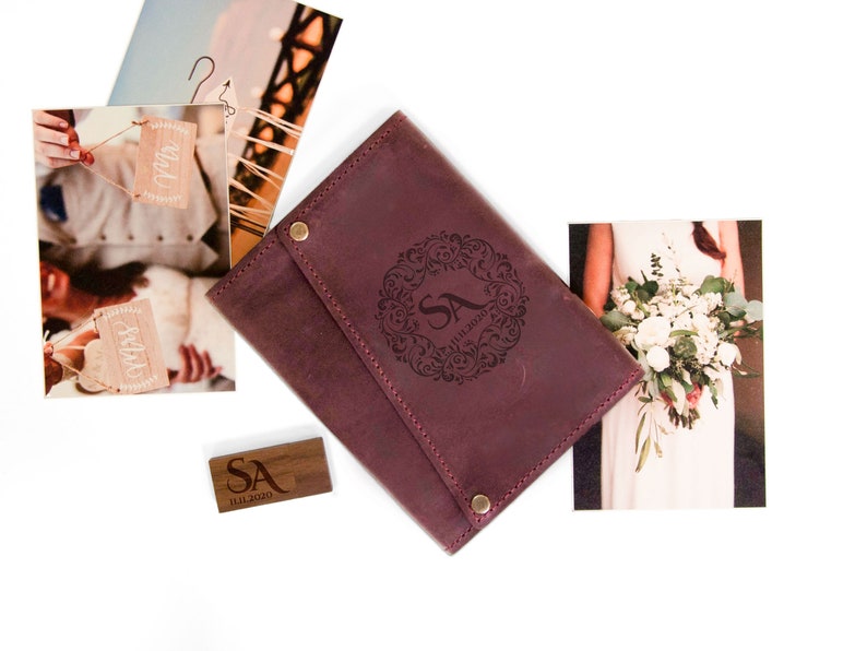 Personalized Gift for Her Leather Photo Box Wedding Gift for Etsy