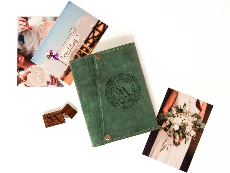 Personalized Gift for Her Leather Photo Box Wedding Gift for Etsy