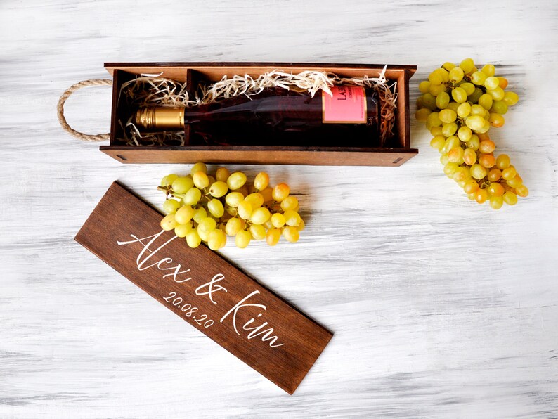 Wedding Wine Ceremony Box Wedding Wine Box Wine Capsule Etsy