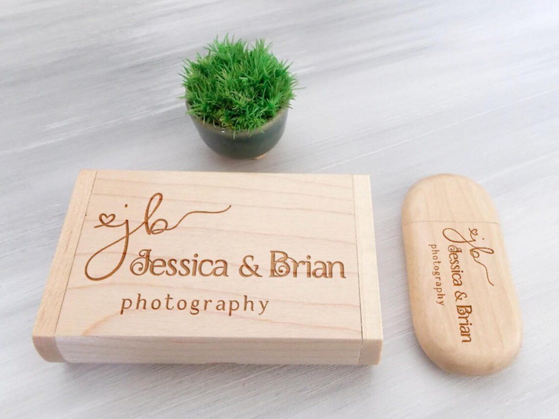 Custom Engraved USB Wedding Memories 32GB USB Wedding Keepsake Etsy