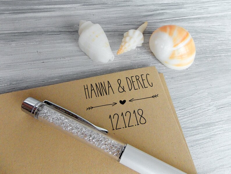 Custom Wedding Stamp Wedding Favors Stamp Couple Wedding Etsy