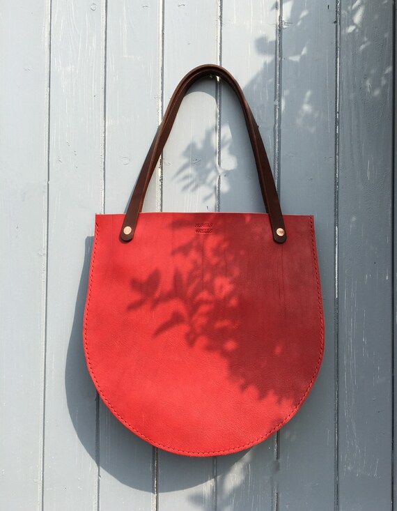 Morgan + Wells 'York' tote bag // Hand stitched leather tote bag // leather tote // Work bag // Handbag // Made in Yorkshire