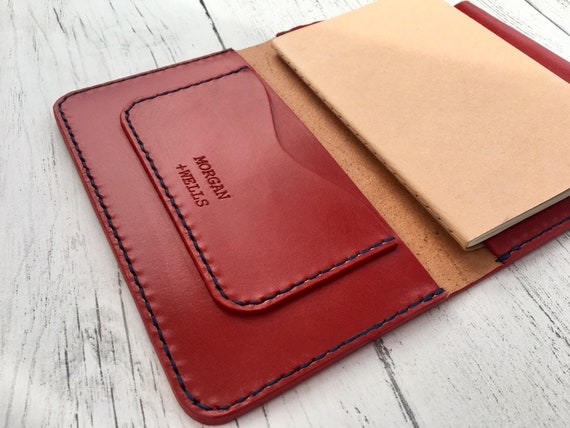 Morgan + Wells 'Lascelles' leather journal // Moleskine journal cover // leather stationary // Made in York // graduation gift // notebook