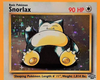 Original 1999 POKEMON Jungle Snorlax 11/64 Holo Unlimited