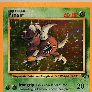 Original 1999 POKEMON Jungle Pinsir 9/64 Holo Unlimited Game Card Pokemon TCG Game Card NM-M - Etsy India Original 1999 POKEMON Jungle Pinsir 9/64 Holo Unlimited Game Card Pokemon TCG Game Card NM-M - Etsy India