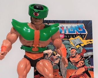Vintage Original 1983 He-Man TRI-KLOPS Masters of the Universe MOTU Complete Tested and Working