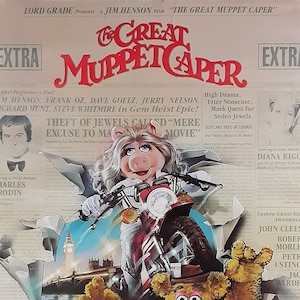 Vintage Original 1981 The Great Muppet Caper Movie Poster National Screen Service Corporation The Great Muppet Caper 810006 41 X 27