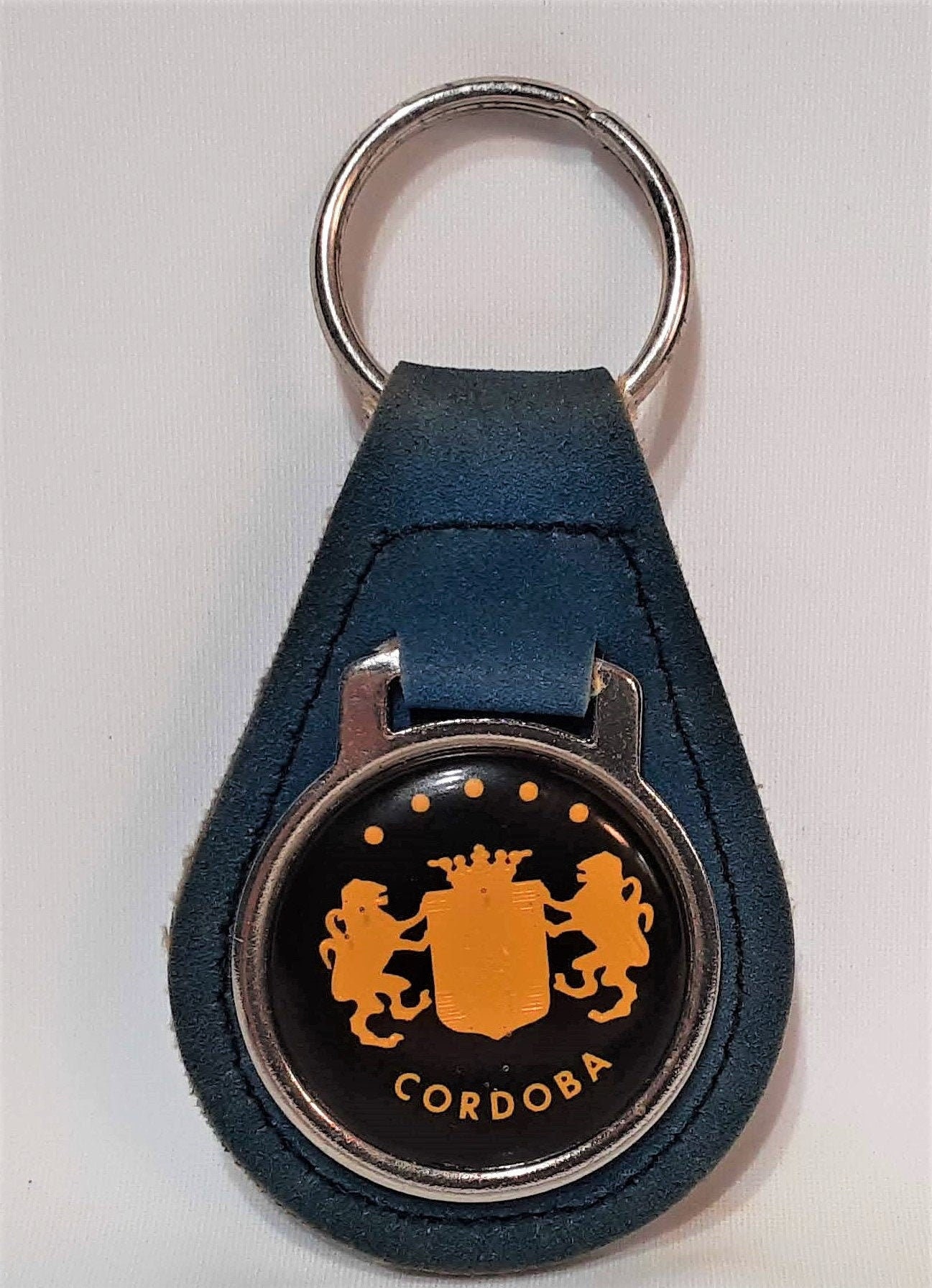 Vintage 1970s Chrysler Cordoba Faux Suede Keychain Etsy Finland