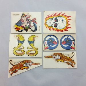 Vintage Original Impko Water Decal Collection Of 6 Sheets