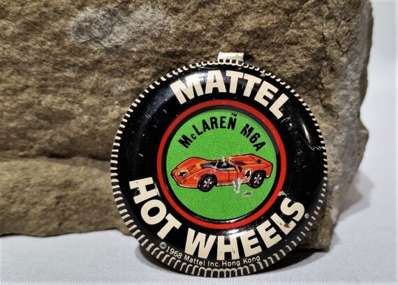Vintage 1969 Hot Wheels Mclaren M6A Orange Redline With Button - Etsy