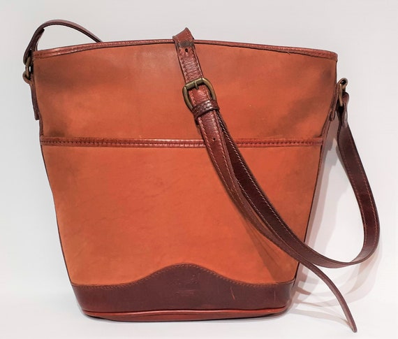 Vintage 1990s Timberland Suede Leather Purse 90s Timbo Leather Bag