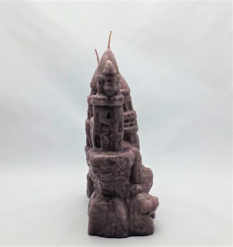 Vintage Large 1970s Wizard Castle Fantasy Wizard Candle Etsy