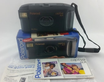 Polaroid Camera Case New Authentic Vintage Fits Vision & Captiva Cameras Black 4x8 Black Polaroid Camera Case New Authentic Vintage Fits Vision & Captiva Cameras Black 4x8 Black