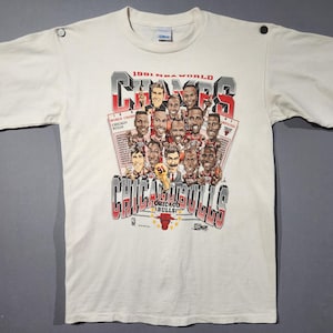 Vintage 1991 Chicago Bulls NBA World Champions T-shirt Salem Vintage 1991 Chicago Bulls NBA World Champions T-shirt Salem