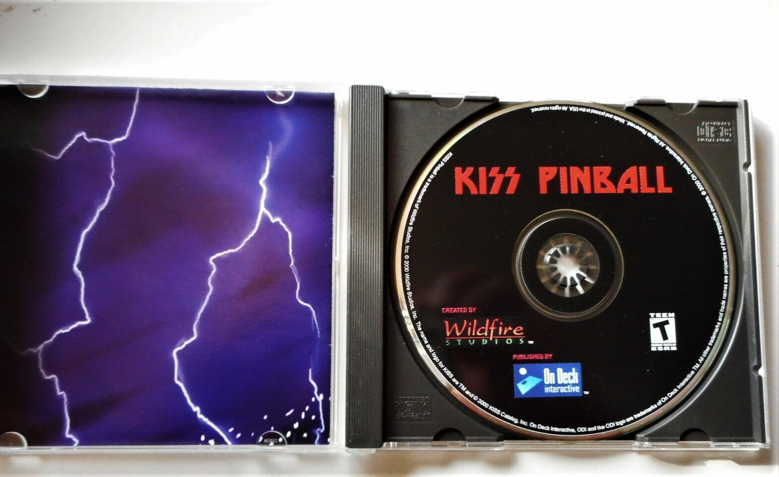 Vintage 2000 KISS Pinball PC Game by Wildfire Studios on Deck