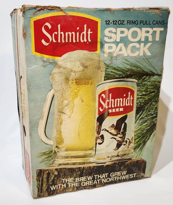 Vintage 1975 Schmidt Beer the Brew That Grew With the Great