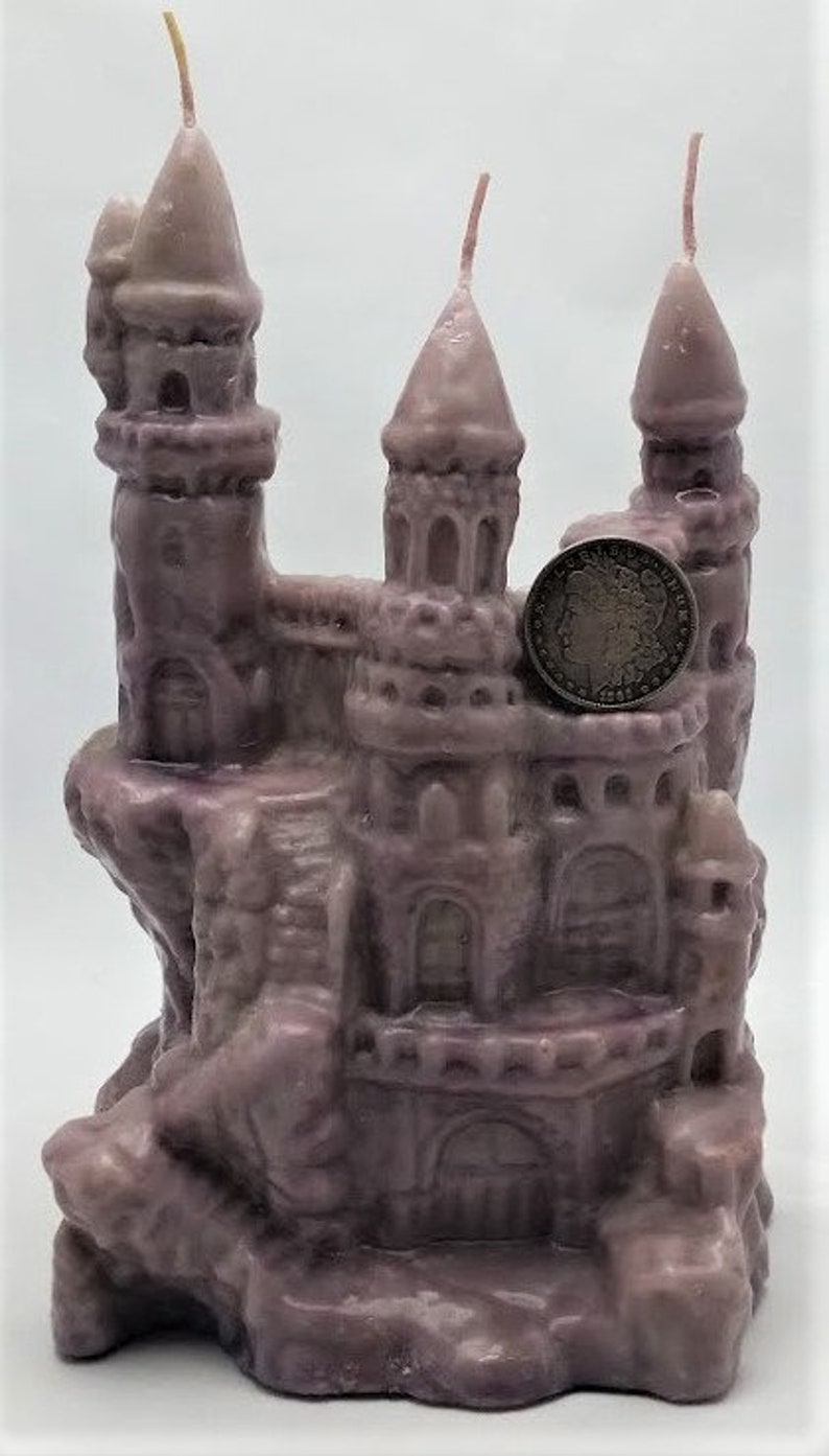 Vintage Large 1970s Wizard Castle Fantasy Wizard Candle Etsy