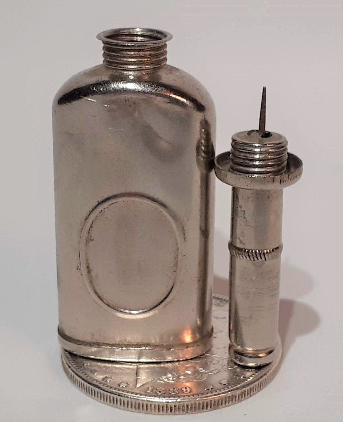 RARE Vintage Handy Oiler, 3‐IN‐1 Oil - Household Oil Tin Can Early Firearms  Tin