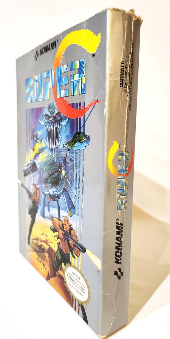 1990 Nintendo NES Super C Contra Authentic Game Cartridge by 1990 Nintendo NES Super C Contra Authentic Game Cartridge by