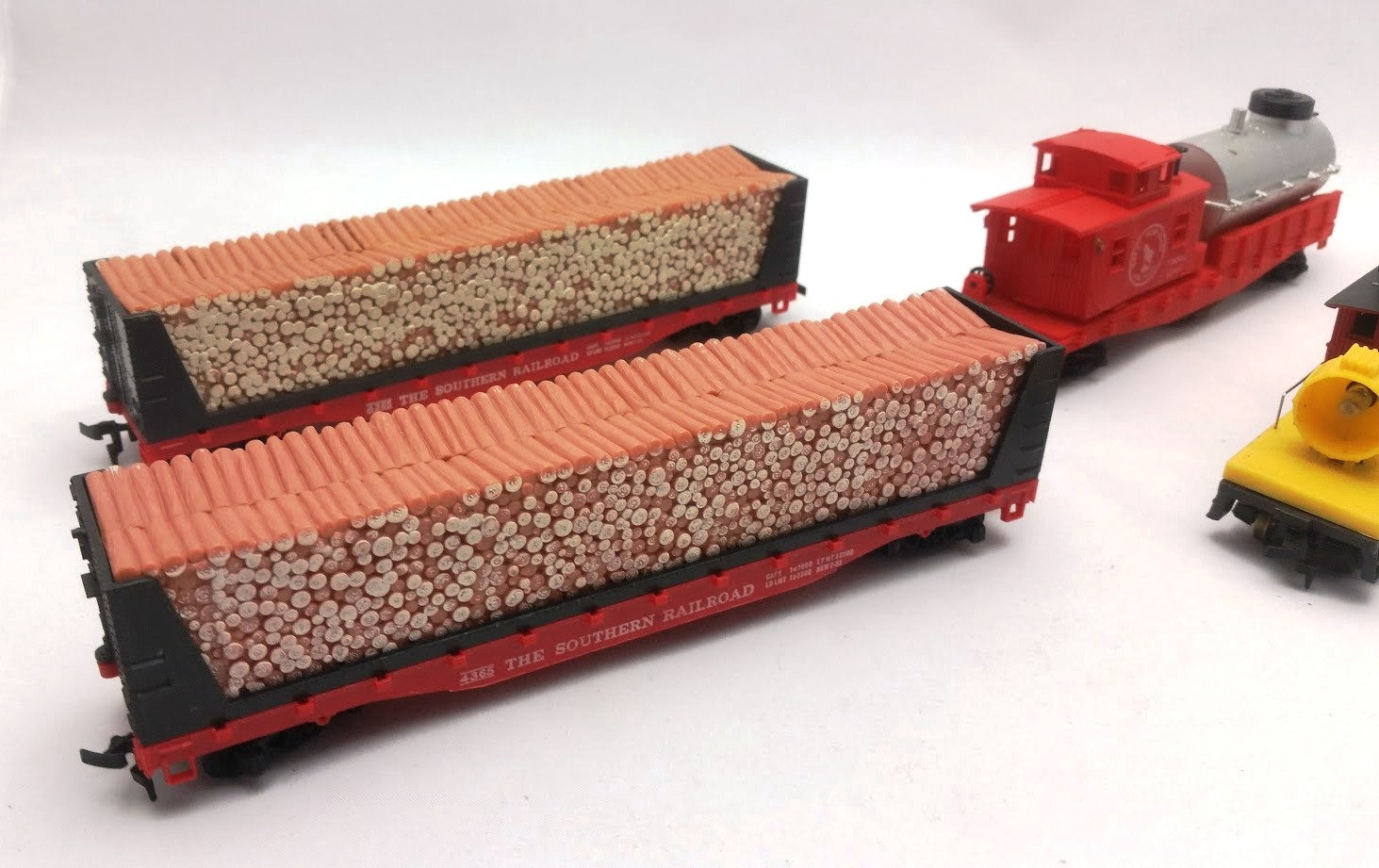 Vintage Tyco Train Car Collection Set of Four Tested Etsy